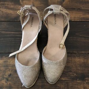 Merona - Espadrilles Metallic SIZE 8